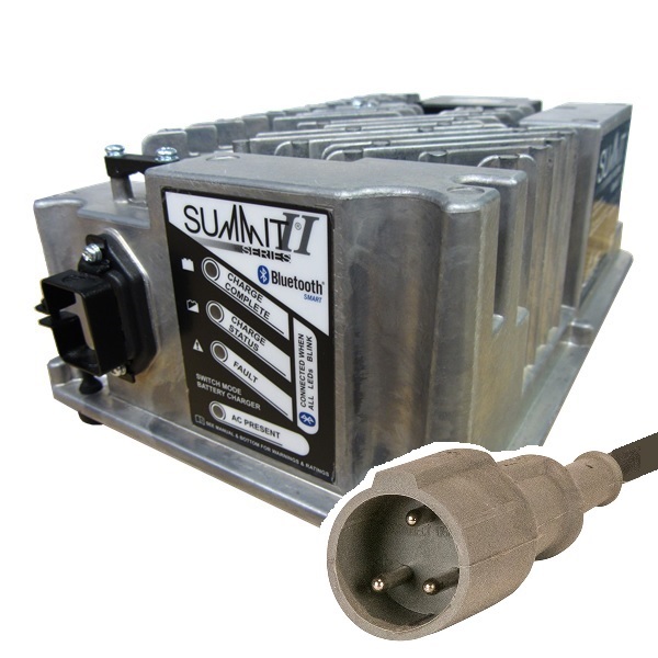 Yamaha 48 Volt Golf Cart Battery Charger Lester Summit II Series For Sale